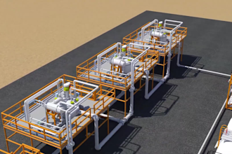 do 3d industrial chemical plant process animation engineering animation