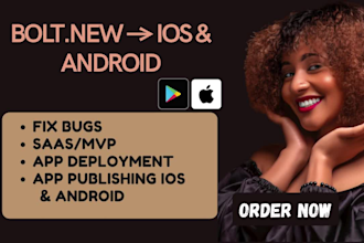 bolt new app to ios and android using capacitor