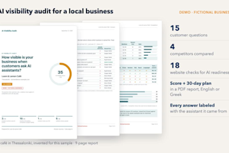 run a GEO audit to see if ai assistants recommend your business