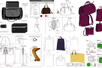 design premium handbags backpack tote bag purse tech pack and accessories