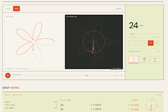 build a custom interactive website or data visualization