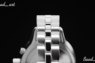 do 3d wristwatch animation video 3d watch model 3d watch design 3d cgi video