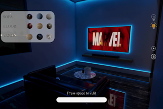 do interactive 3d walkthroughs with real time customization