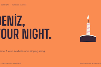 create a personal birthday or anniversary song from your story