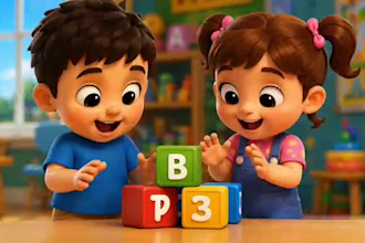create ai educational cartoons for babies and preschool kids