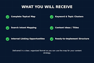 create a semantic SEO topical map for topical authority