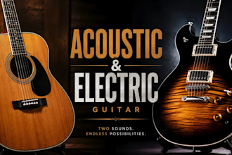 record professional electric and acoustic guitar