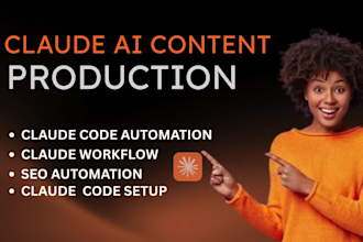 claude ai SEO content automation content production blog post and articles