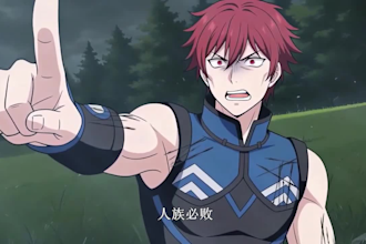 2d anime fighting, anime animation, animated music video, japanese anime style