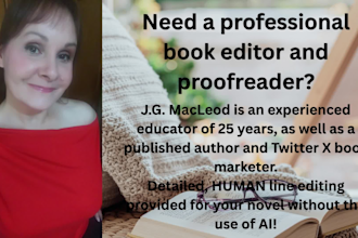 edit your romance or ya book as a published author no ai