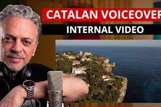 record a catalan voiceover for organic or internal video