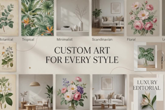 create printable botanical wall art for home decor
