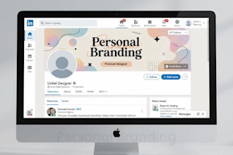 design a professional linkedin banner for personal branding
