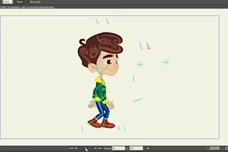 create a professional 2d character rig in moho with smart bones and controls