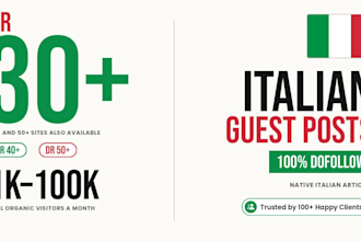 do high da dofollow italian guest post SEO backlinks and italy link building