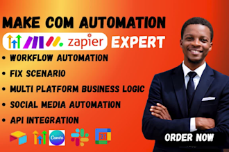 fix make com, made com, setup make com automation, make automation, make expert