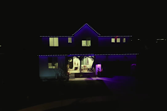 create top notch ai commercials for christmas lighting companies