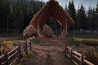 design 3d game environment in unity, blender and maya