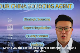 be your professional china sourcing agent and virtual assistant
