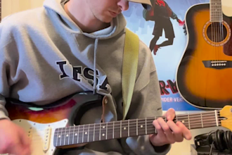 record electric and acoustic guitar for your song