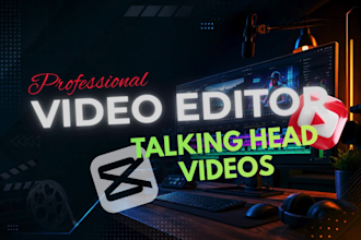 edit talking head videos, youtube videos and vsl content