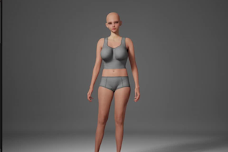 rig, convert and fix 3d metahuman character for blender, maya, cc4 perfectly