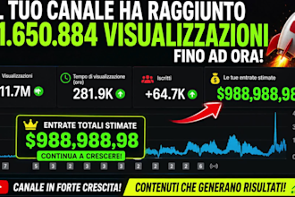 creazione di canali youtube e video virali di tipo cash cow per te