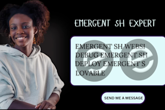 build emergent sh website,debug emergent sh app ,deploy emergent sh app,lovable