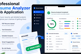 build a custom resume analyzer website