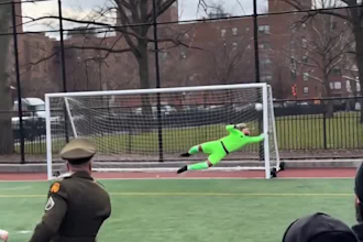 put you in a realistic ai 1v1 soccer video vs a famous player