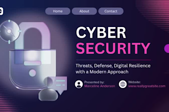 design cybersecurity startup pitch deck tech investor fundraising pitch deck