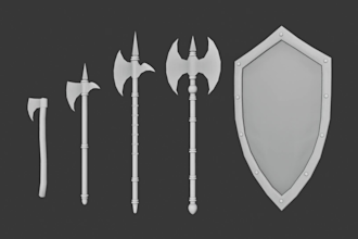 create a custom 3d model in blender