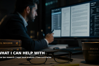 summarize case law, conduct legal research, and format administrative documents