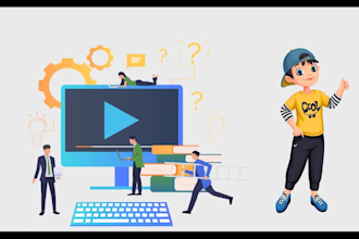 create a 2d animation of your character