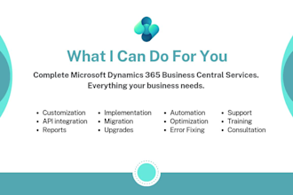 be your microsoft dynamics 365 business central developer