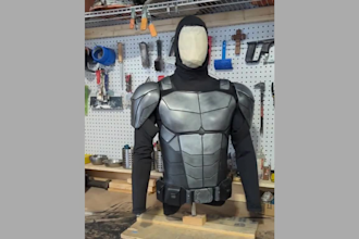 design 3d wearable cosplay armor and printable cosplay armor for 3d printing use