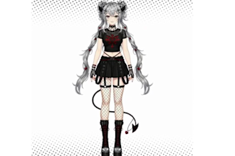 create 3d vtuber model 3d rigging vrchat avatar vroid character rigging and vrm