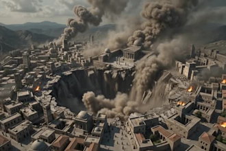 create cinematic 3d ai documentary history map animation 3d style youtube videos