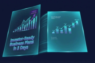 create a professional business plan with financial projections