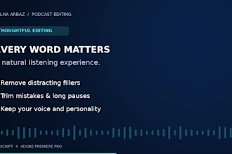 edit your podcast in descript or adobe premiere pro