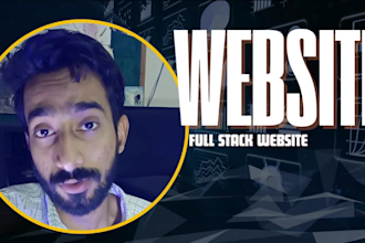 do ai website development as full stack website developer to create ai website