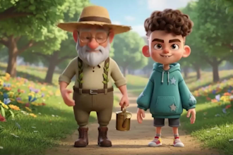3d ai cartoon animation 3d pixar style ai animation video 3d cocomelon style