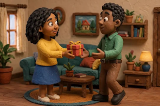 create a modern 3d ai claymation animation video ai claymation for brands
