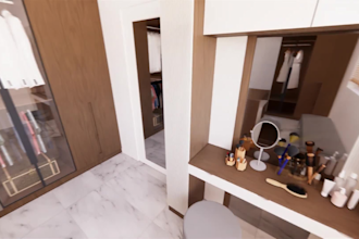3d dressing room, 3d wardrobe, clothes organizer, millwork cabinet, drawers
