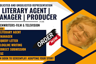 find top active literary agent manager producer for screenplay with query letter