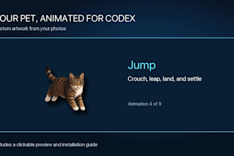 turn your real pet into a custom animated codex companion