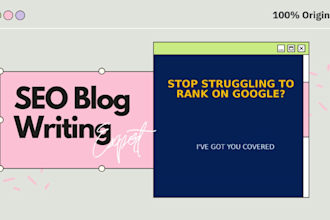 write simple SEO blog articles for your website