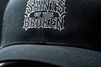 design a custom gothic hat or bandana