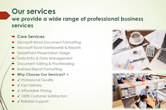 design professional powerpoint presentations for business and education