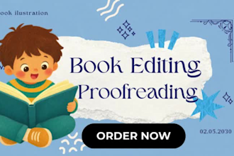 edit and proofread your children story book kids picture book editor